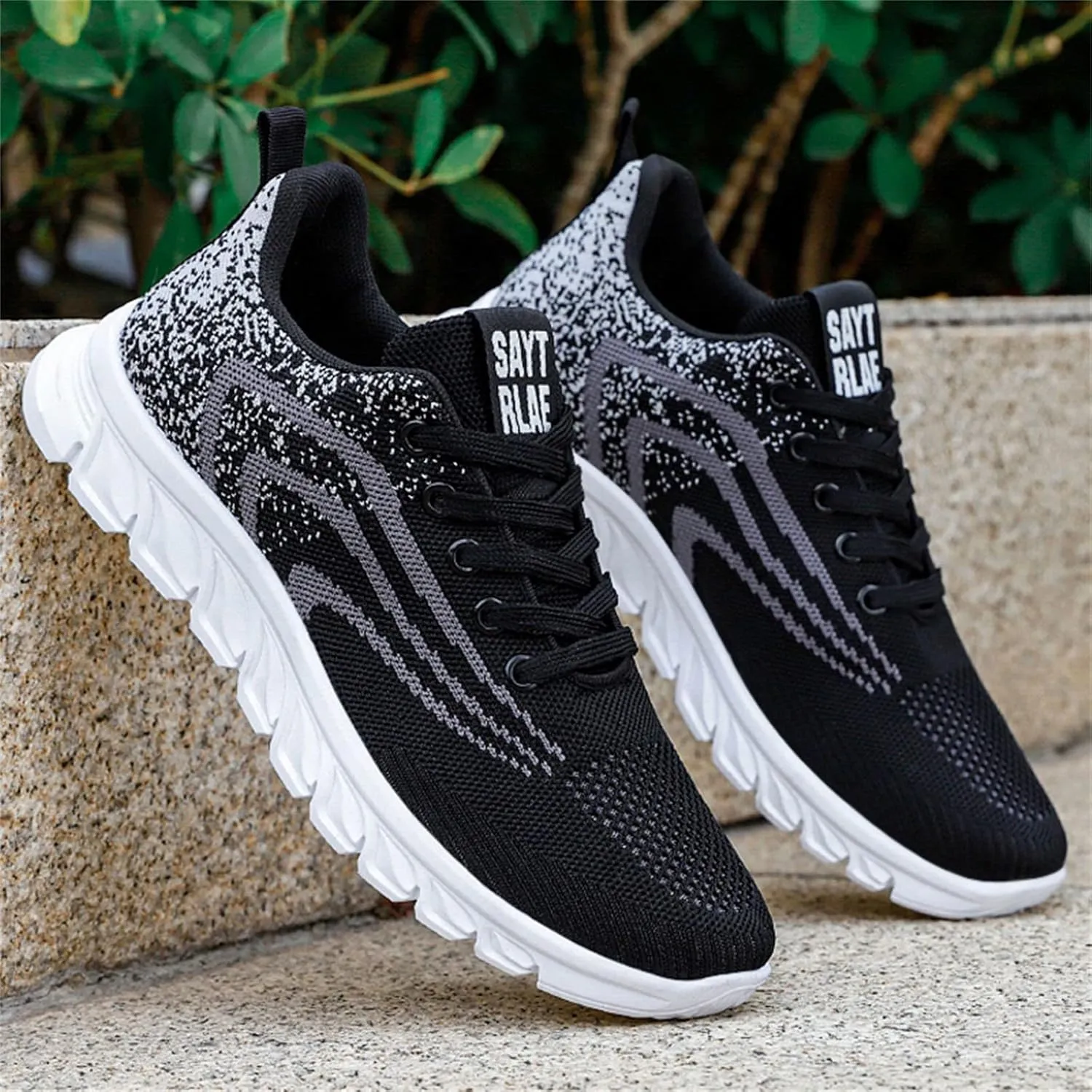 Fashion Sneakers Shoes Fashion Summer and Men Flat Mesh Breathable Comfortable Lace Up Casual