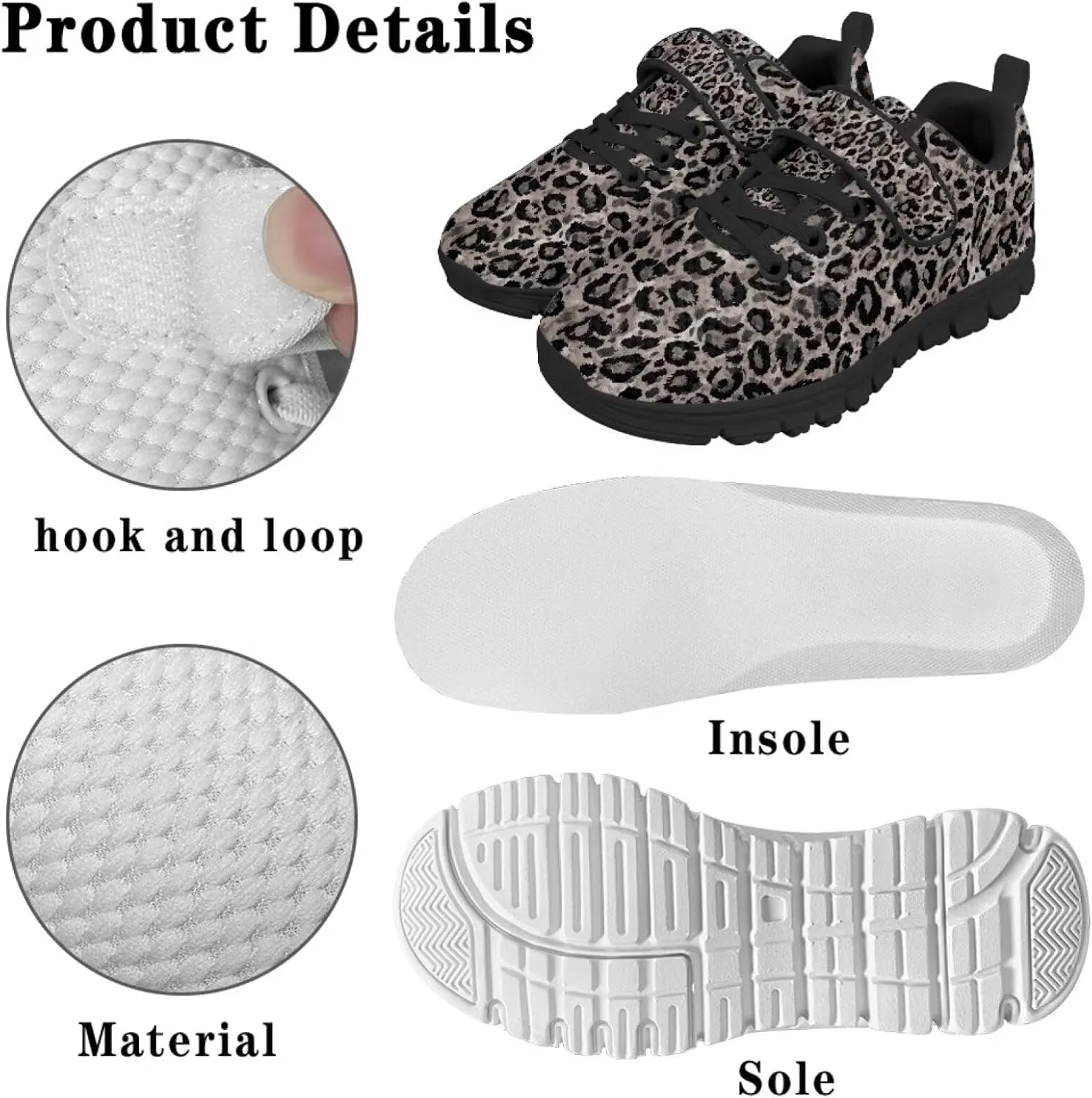 Girls Boys Casual Sneakers Unisex Child Mesh Sports Shoes Athletic Tennis Walking Flat Shoes