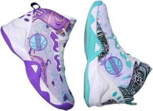 High Top Basketball Shoes for Men, Non-Slip Breathable Basketball Training Sneakers, Fashion Athletic Running Shoes