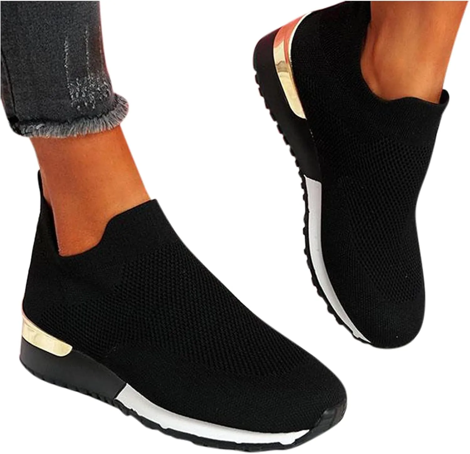 High Top Sneakers for Women 2023 Slip Resistant Nurse Shoes for Women Walking Shoes for Women Wide Width Slip On Platform Sneakers for Women Wide Width Women Orthopedic Sneakers Walking Shoes