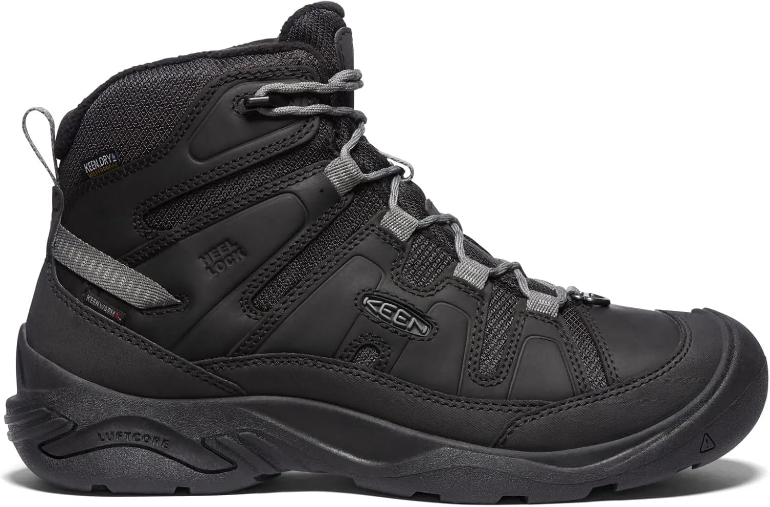 KEEN Men's Circadia Mid Heigh Polar Insulated Waterproof Hiking Boots