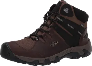 KEEN Men's Steens Mid Height Leather Waterproof Hiking Boots