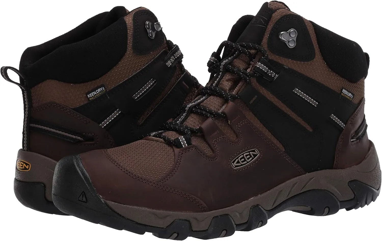 KEEN Men's Steens Mid Height Leather Waterproof Hiking Boots