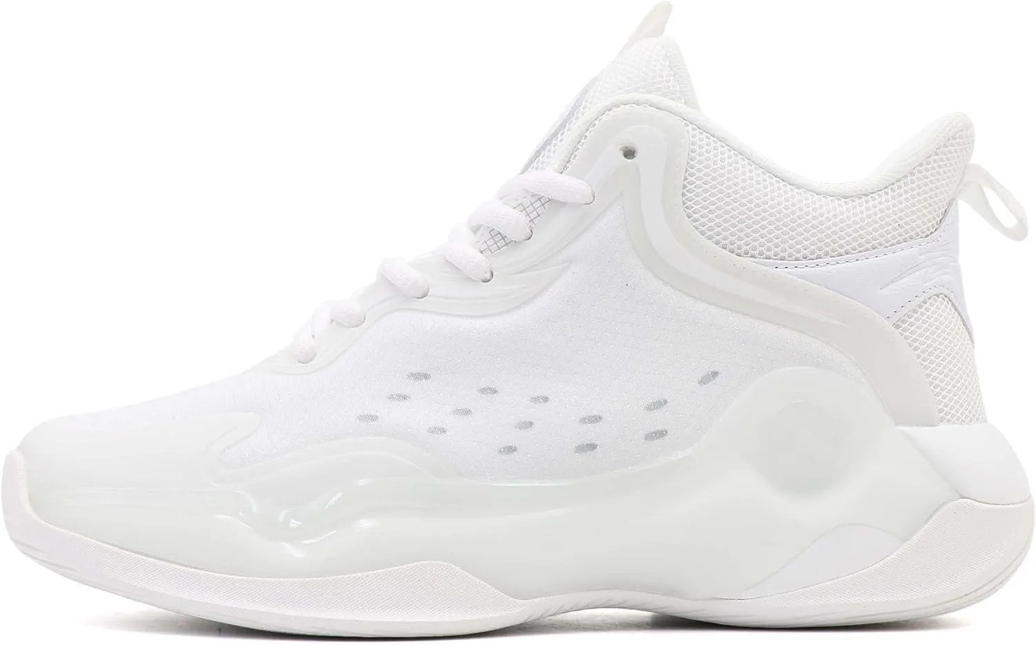 Kids Basketball Shoes, Leather Trendy Casual Sports Basketball Shoes Breathable Comfortable Boys Sneakers for Big Kids Girls Basketball Shoes