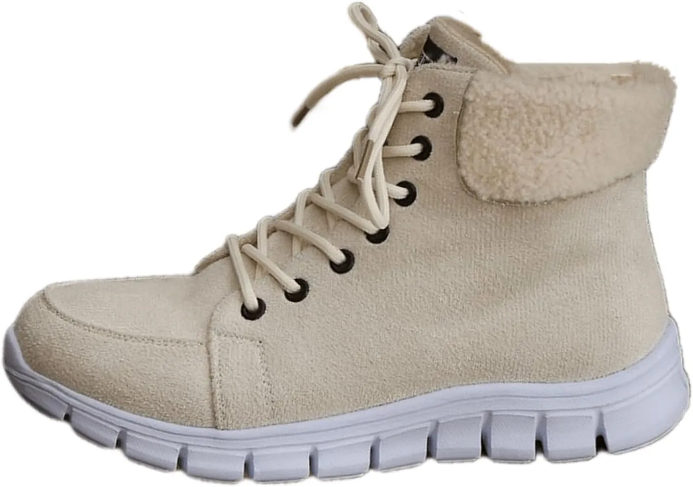 Ladmiple Boots For Women 2024 Ankle Booties Snow Boots Winter Warm Fur Lined Anti-Slip Outdoor Slip On Comfortable Warm Shoes