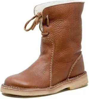 Ladmiple Winter Boots For Women Fashion Snow Boots Faux Fur Lining Classic Anti-Slip Warm Slip On Memory Foam Ankle Booties