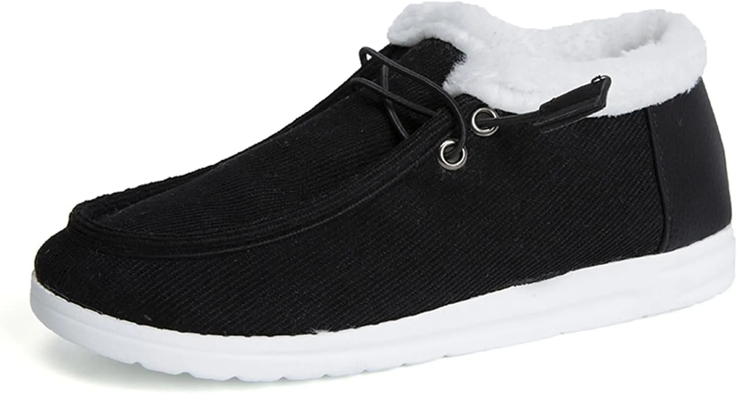 Ladmiple Winter Boots For Women Warm Snow Ankle Booties Comfortable Slip On Outdoor Fur Lined Thickening Walking Winter Shoes