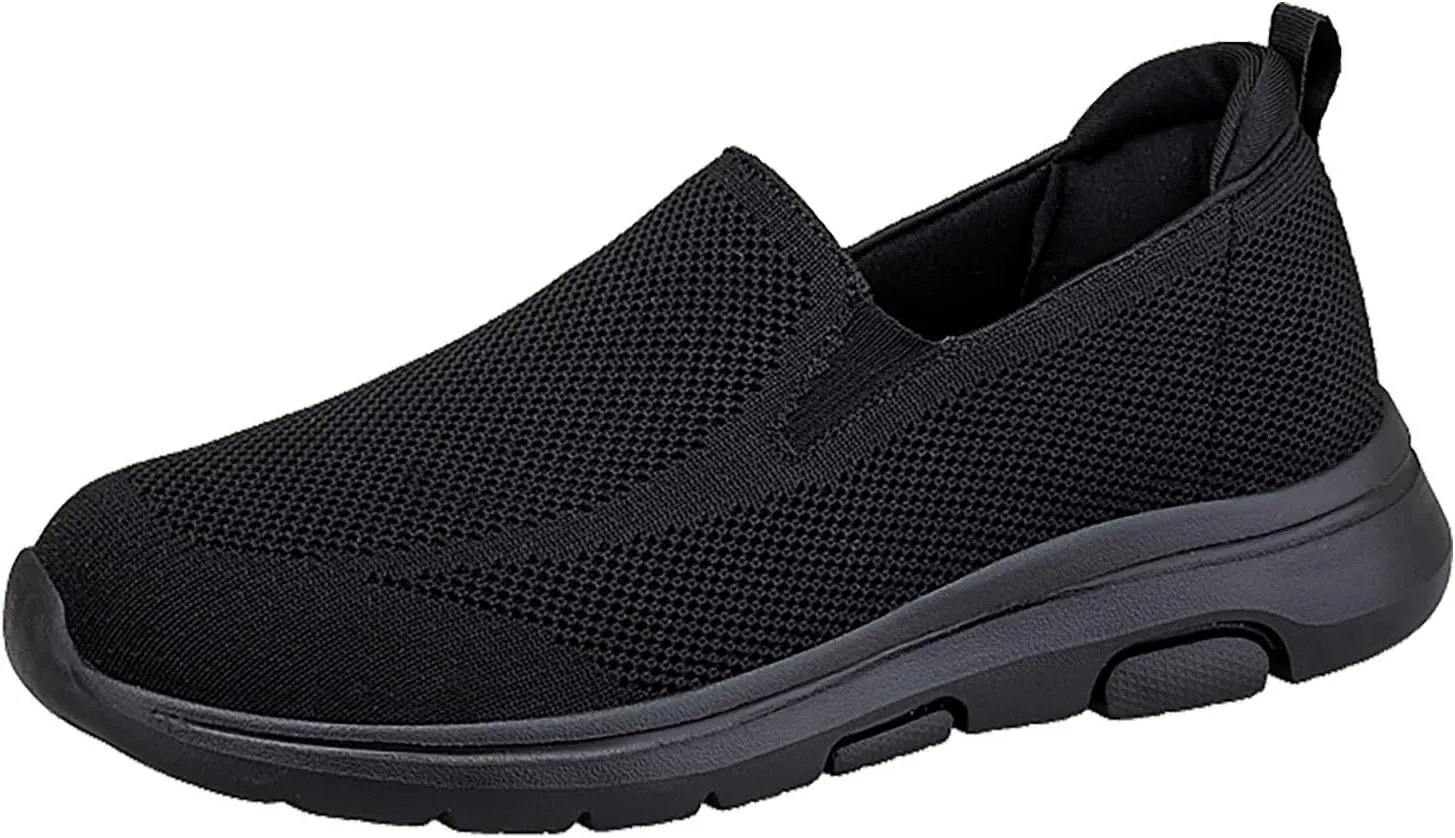 Lightweight Shoes Spring and New Mesh Non Slip Walking Shoes with Lightweight Elderly Soft Sole Casual Dad