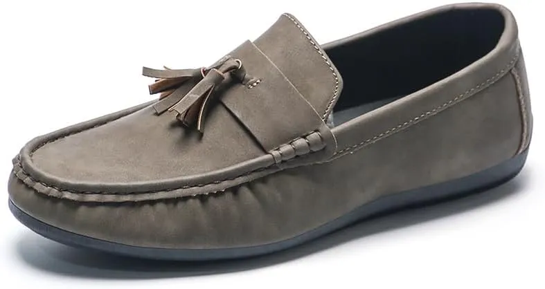 Loafers for Men PU Leather with Tassel Penny Loafers Lightweight Anti-Slip Flexible Classic Slip-ons