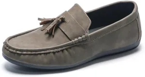 Loafers for Men PU Leather with Tassel Penny Loafers Lightweight Anti-Slip Flexible Classic Slip-ons