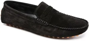 Loafers for Men Round Toe Suede Penny Driving Loafers Resistant Lightweight Flexible Casual Slip On