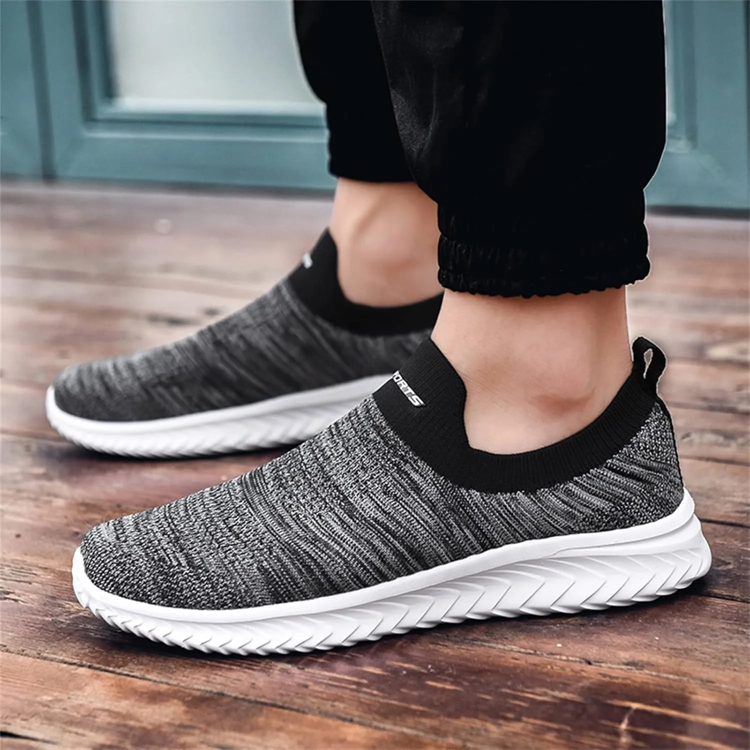 Low-Top Slip Ons Women's Fashion Sneakers Casual Mens Dress Shoes Lightweight Casual Shoes Trendy Chunky Sneakers Black Tennis Shoe Loafers Shoe