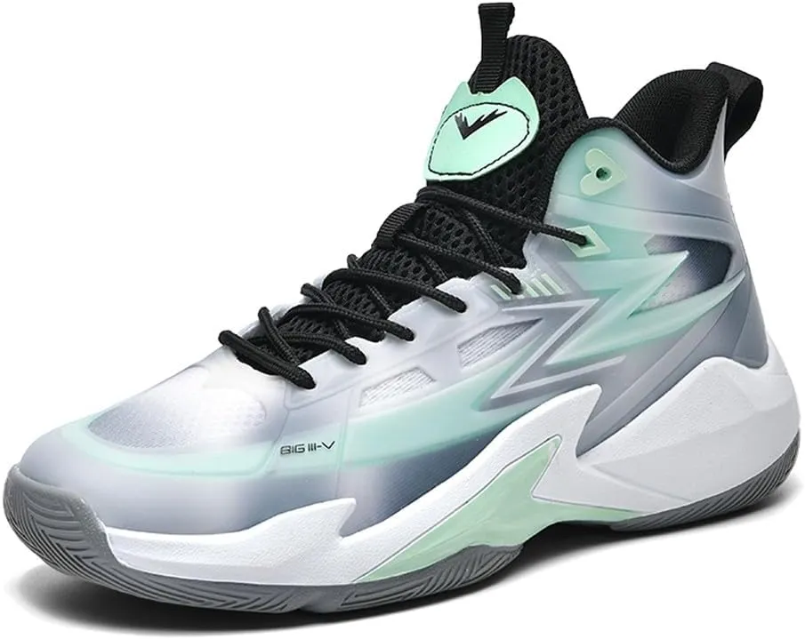 MAUGELY Men's Women's Breathable Basketball Shoes Students Sports Causal Outdoor Non-Slip Sneakers for Couple