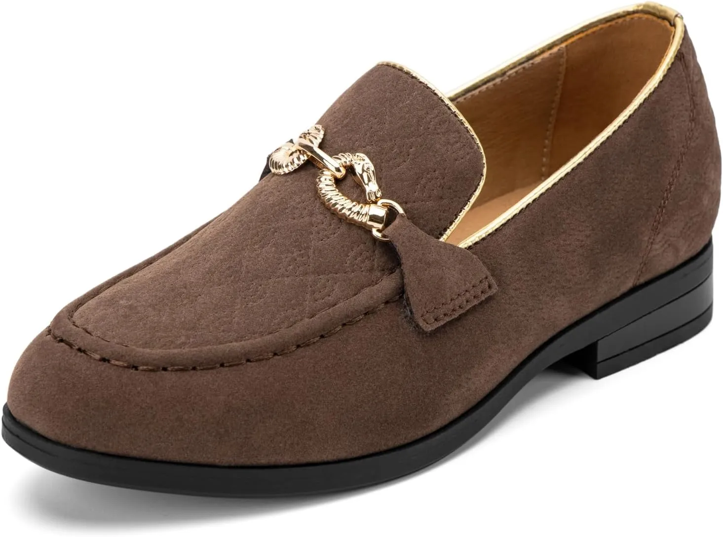 Meijiana Boys' Formal Dress Slip-On Loafers - Tuxedo Shoe for Baby Dress Shoes