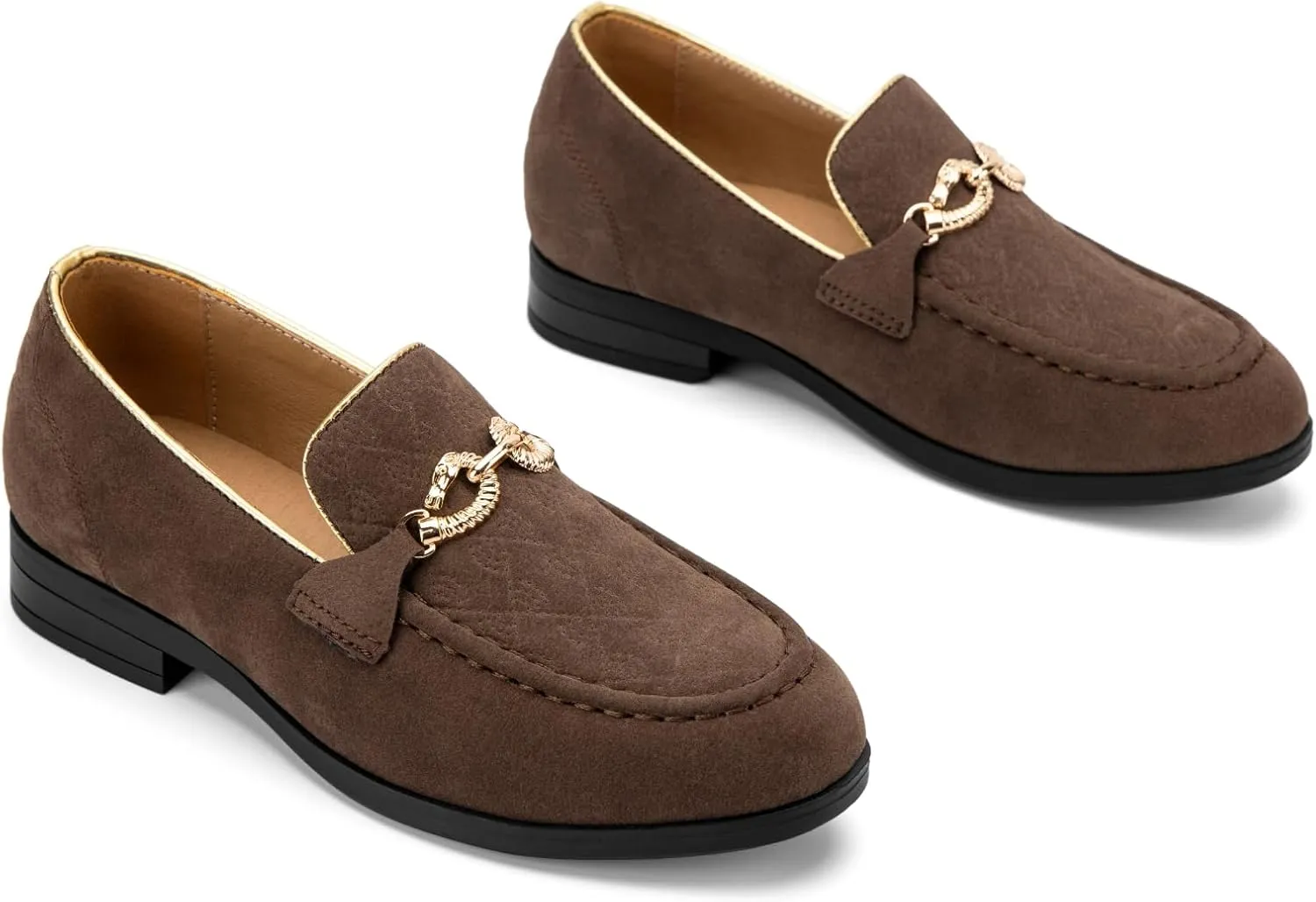 Meijiana Boys' Formal Dress Slip-On Loafers - Tuxedo Shoe for Baby Dress Shoes