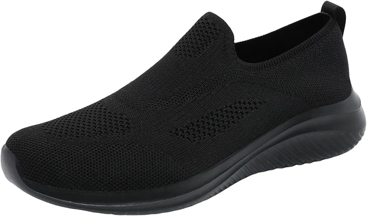 Memory Foam Versatile Shoes for Men Comfortable Breathable Stretch Canvas Slip on Sneaker Breathable Work Shoes