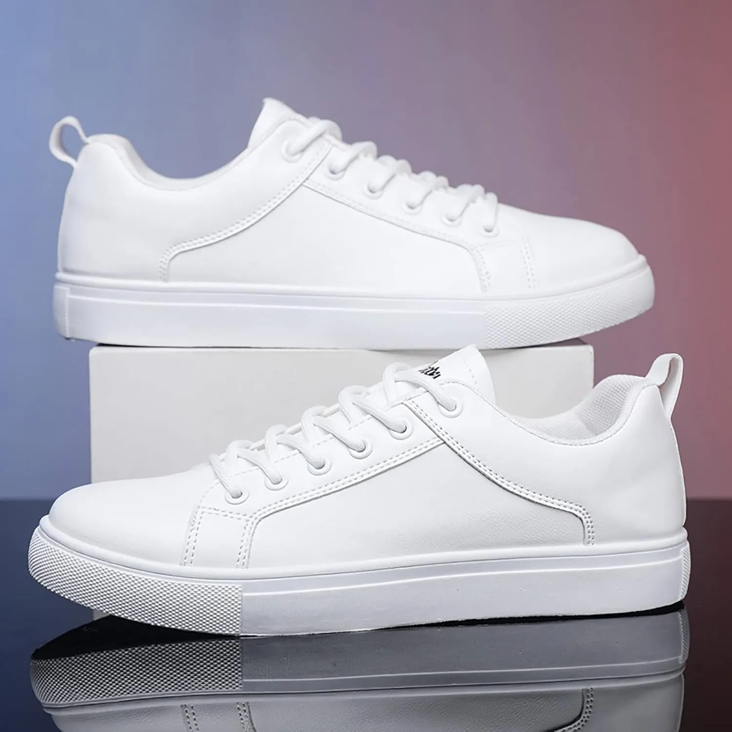 Men Retro All Casual Shoes Small White Shoes Trendy Skate Men Dress Show Sneaker