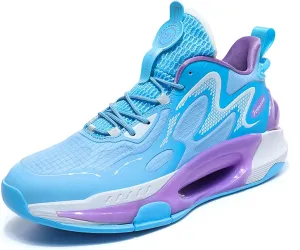 Men Women High Top Basketball Shoes Teen Sports Running Shoes Street Casual Walking Shoes Breathable Comfortable Walking Travel Casual Fashion Sneakers