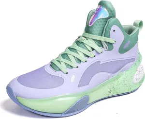 Men Women Non-Slip Basketball Shoes Fashion Breathable Sneakers Cushioning Rebound Sports Running Shoes Street Walking Casual Sports Basketball Shoes