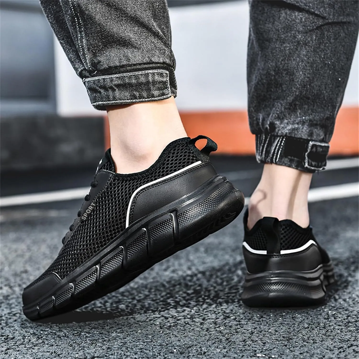 Mens Athletic Shoes Men's Shoes Shoe for Men Walking Shoe for Men Mesh for Everyday and Travel Sneaker
