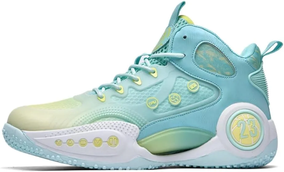 Mens Basketball Shoes Non-Slip Breathable Outdoor Sneakers Fashion Graffiti Sports Training Shoes for Running Walking