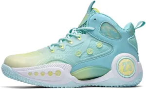 Mens Basketball Shoes Non-Slip Breathable Outdoor Sneakers Fashion Graffiti Sports Training Shoes for Running Walking