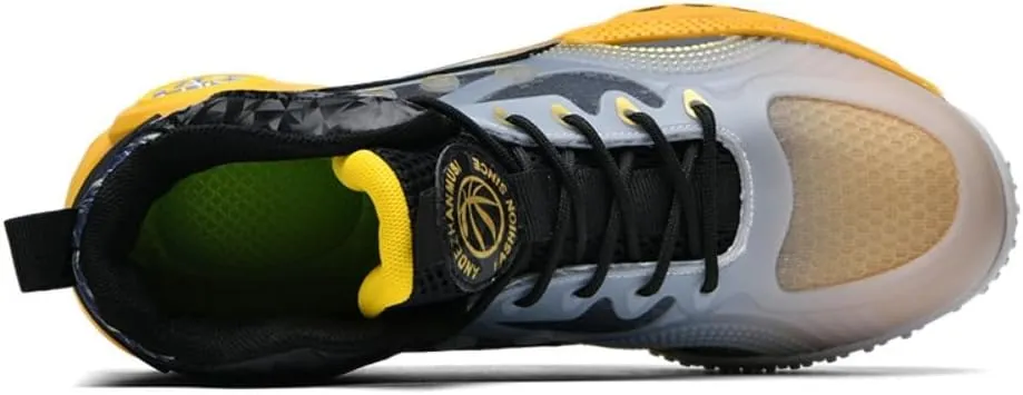 Mens Basketball Shoes Non-Slip Breathable Outdoor Sneakers Fashion Graffiti Sports Training Shoes for Running Walking