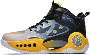 Mens Basketball Shoes Non-Slip Breathable Outdoor Sneakers Fashion Graffiti Sports Training Shoes for Running Walking