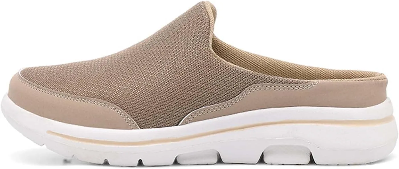Men's Breathable Barefoot Shoes Soft Flat Soled Slip On Mesh Heelless Walking Shoes Business Casual Shoes