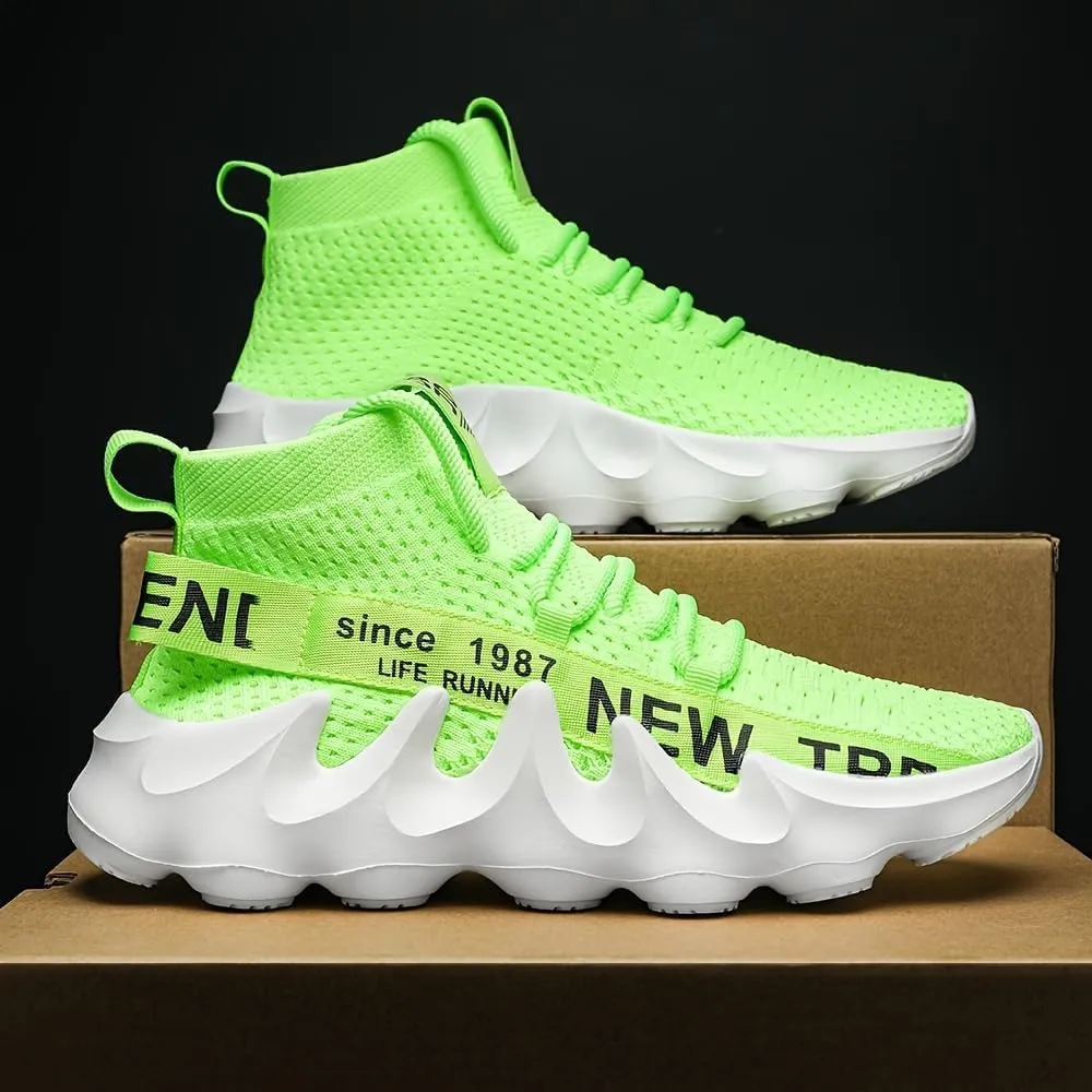 Men's Breathable Lightweight Knit Sneakers – Versatile, Stylish Comfort for All-Season Activities & Everyday Wear