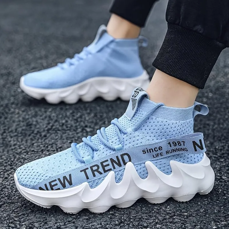 Men's Breathable Lightweight Knit Sneakers – Versatile, Stylish Comfort for All-Season Activities & Everyday Wear