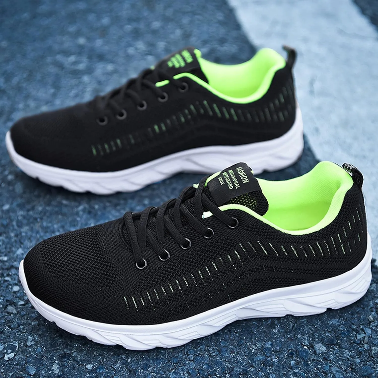 Men's Breathable Mesh Running Shoes Breathable Mesh Comfortable Tennis Shoe Men's Classic Casual Walking Shoes