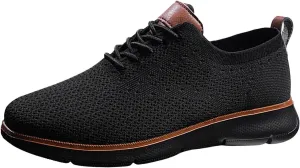 Men's Breathable Mesh Running Shoes Casual Sneaker Mesh Breathable Walking Shoe Men's Comfortable Barefoot Shoes