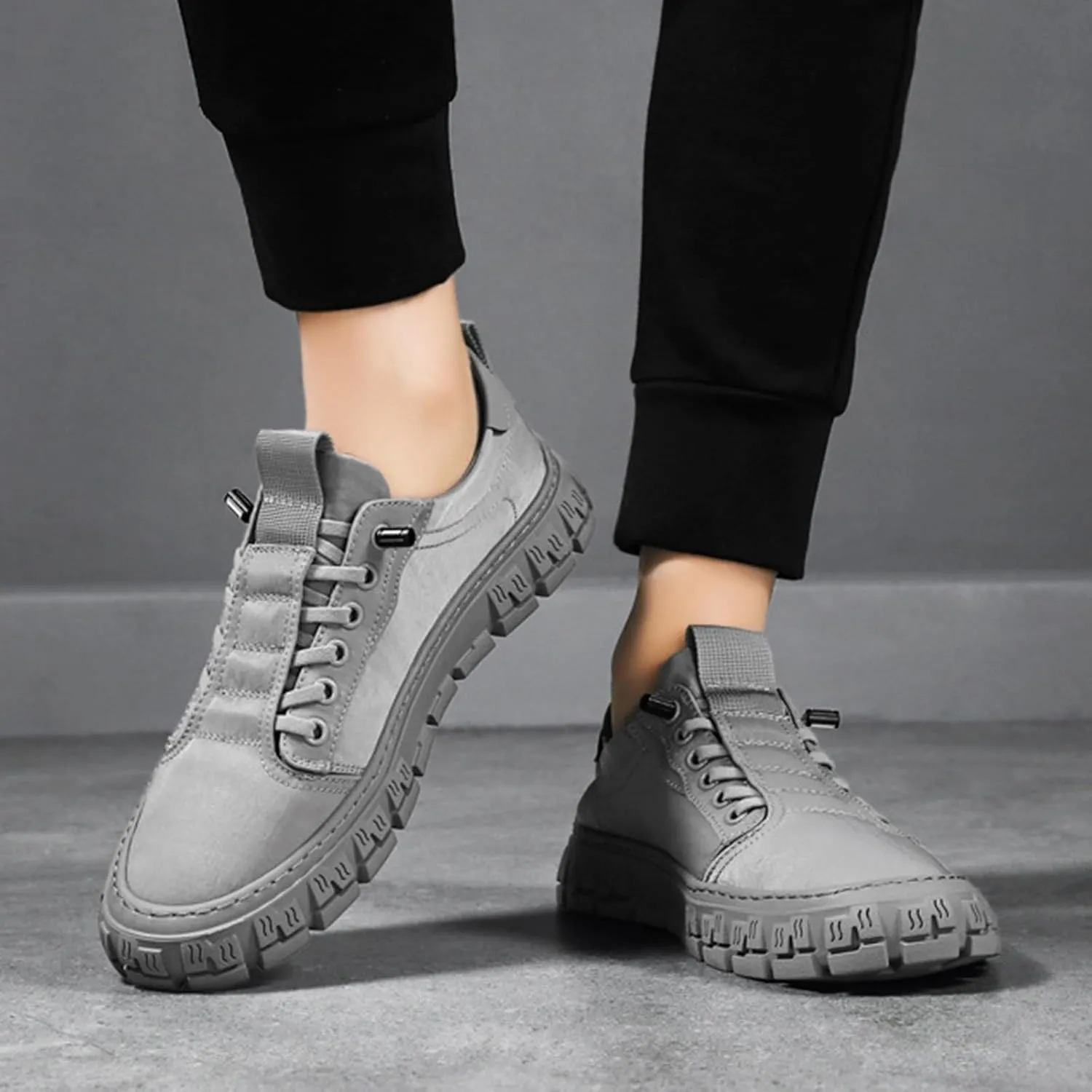 Men's Breathable Mesh Running Shoes Casual Sneaker Mesh Breathable Walking Shoe Men's Comfortable Canvas Shoes