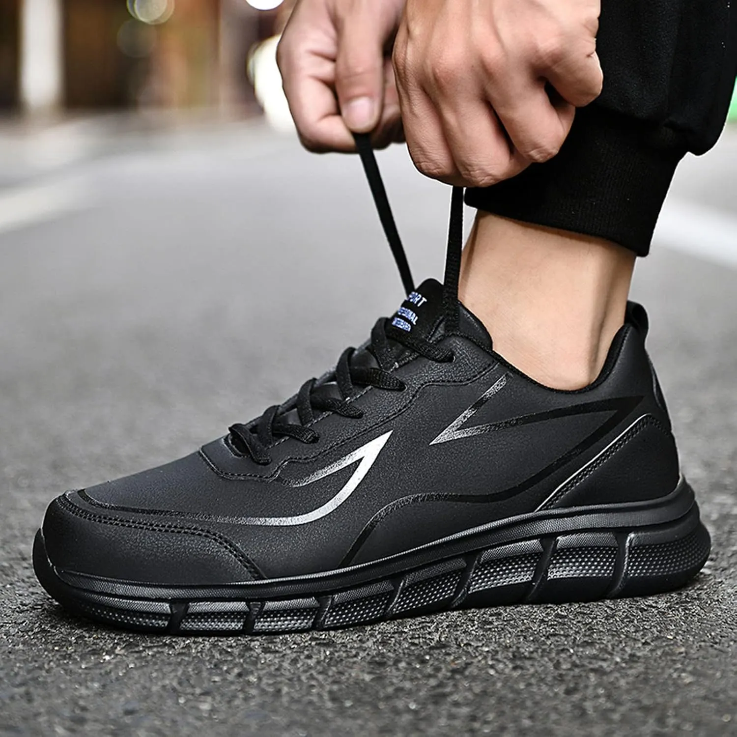 Men's Breathable Mesh Running Shoes Lightweight Breathable Walking Shoe Gym Tennis Elastic Fly Woven Mesh Shoes