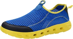 Mens Breathable Slip on Dress Shoes Casual Sneaker Mesh Breathable Walking Shoe Business Casual Versatile Shoes