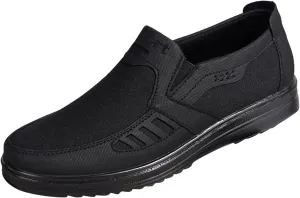 Men's Casual Dress Sneakers Fashion All Season Men Casual Shoes Flat Non Slip On Simple Design Solid Color Comfortable
