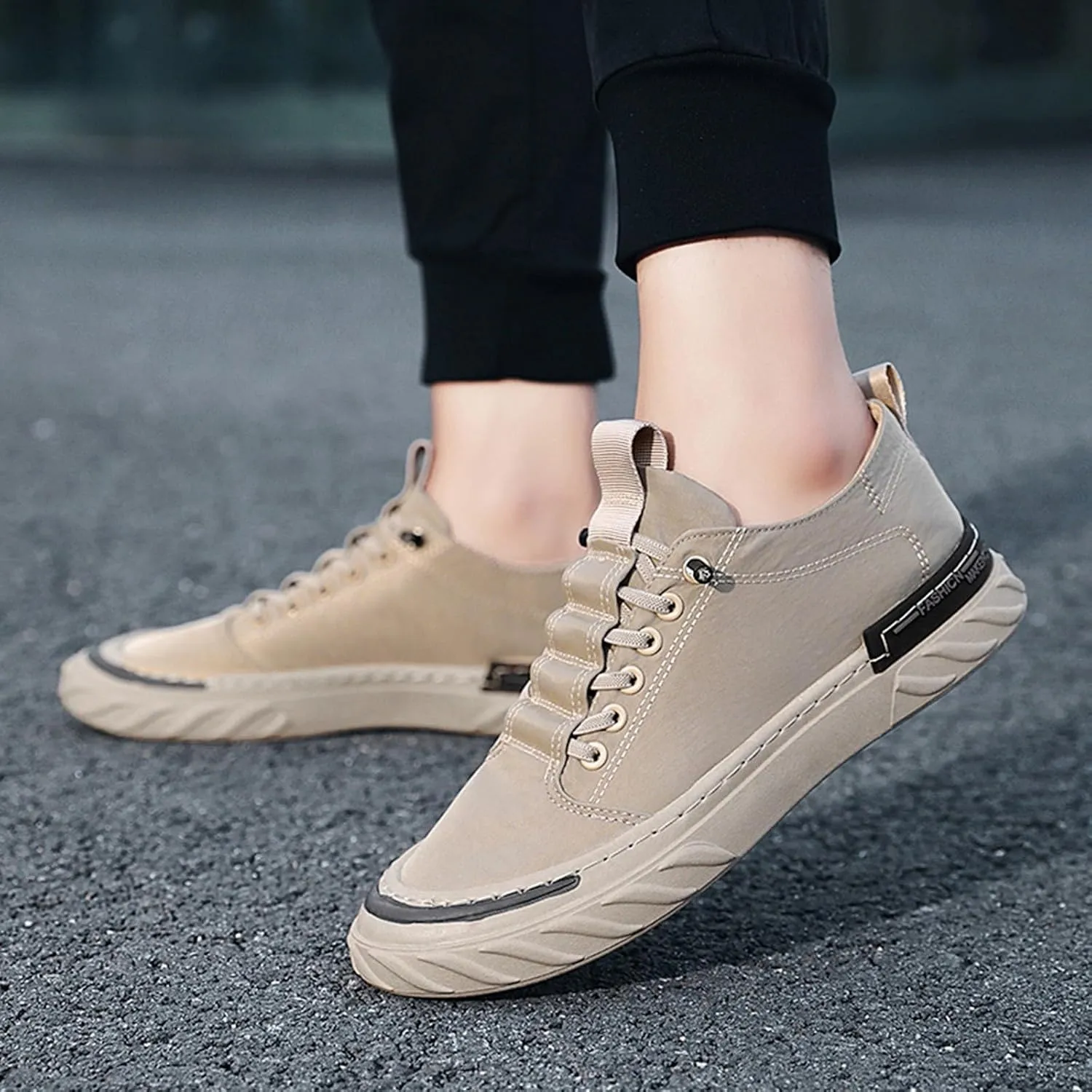 Men's Casual Dress Sneakers Men Low Top Breathable Casual Sport Shoes