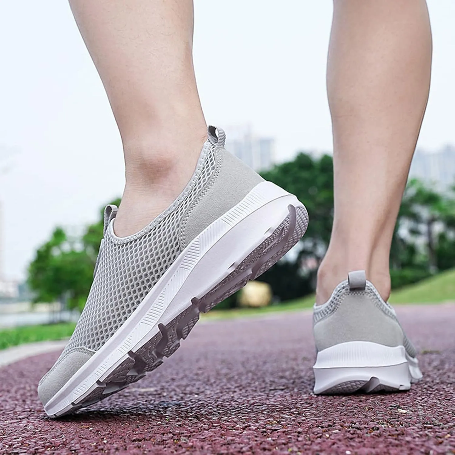 Men's Casual Dress Sneakers Men Sports Shoes Fashionable New Pattern Mesh Breathable Lightweight Comfortable Sole