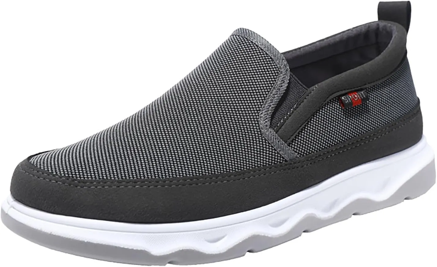 Men's Casual Dress Sneakers Men's Canvas Shoes Sports Casual Korean Version of The Trend of Fashion Breathable Slip On
