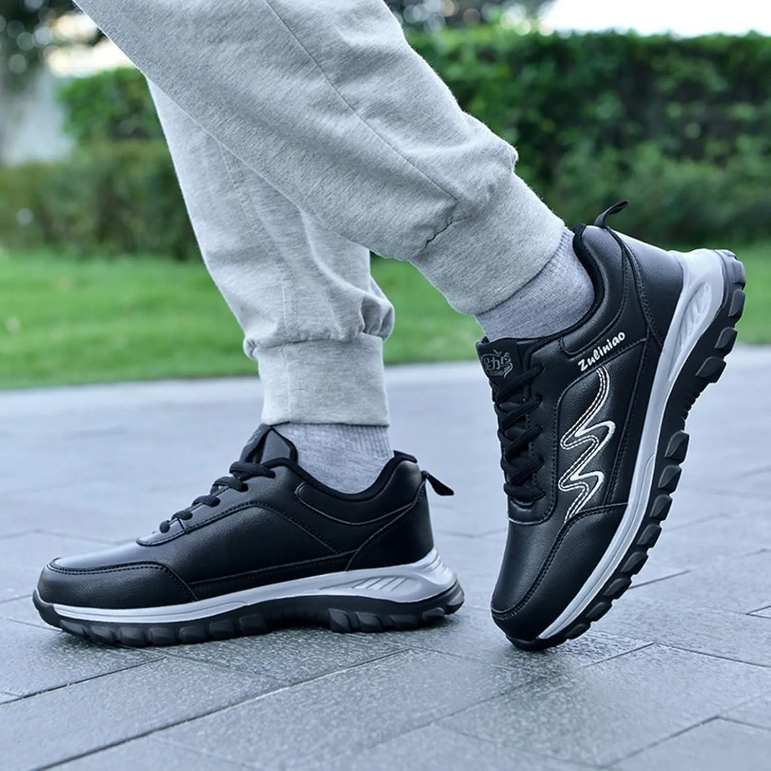 Men's Comfortable Stretch Workout Shoes Business Mesh Breathable Walking Shoe Men's Sport Breathable Mesh Shoes