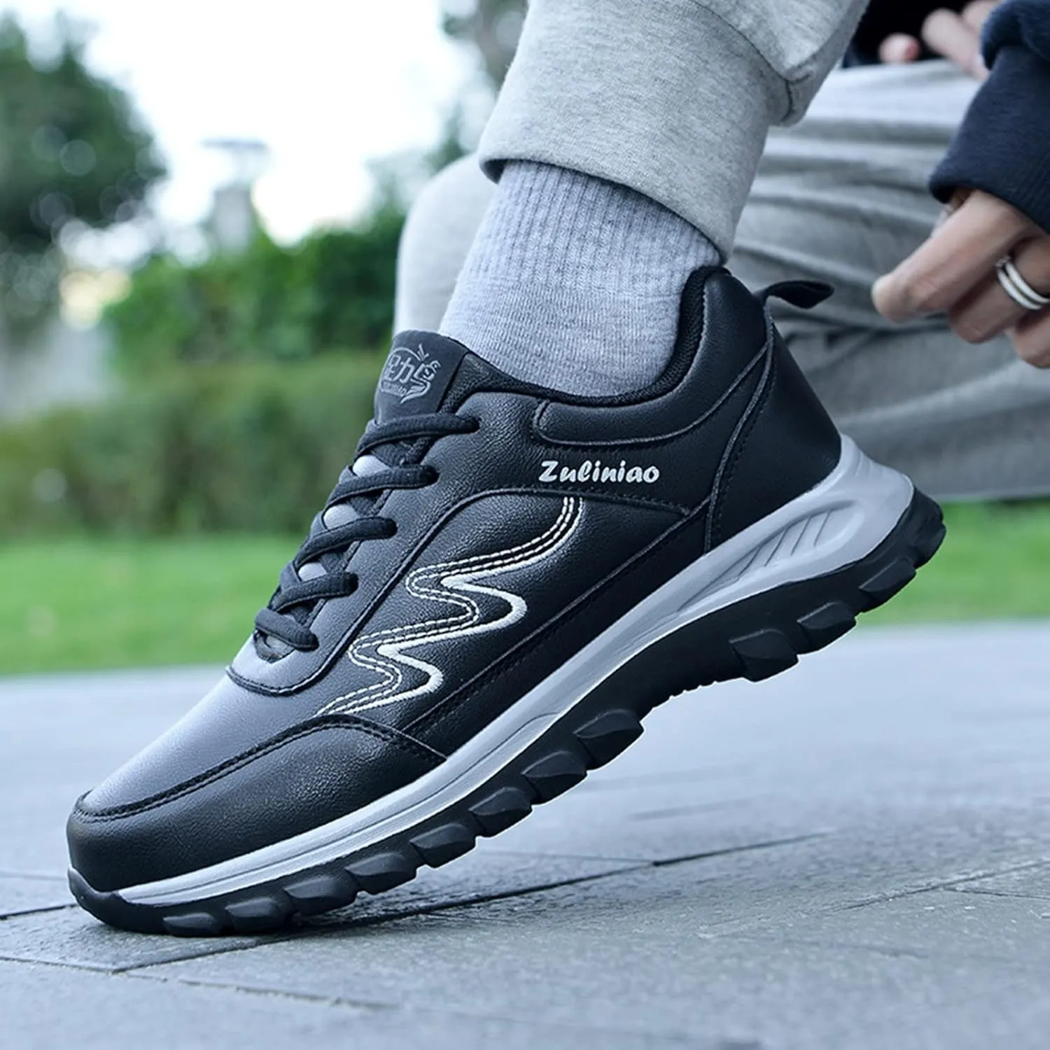 Men's Comfortable Stretch Workout Shoes Business Mesh Breathable Walking Shoe Men's Sport Breathable Mesh Shoes