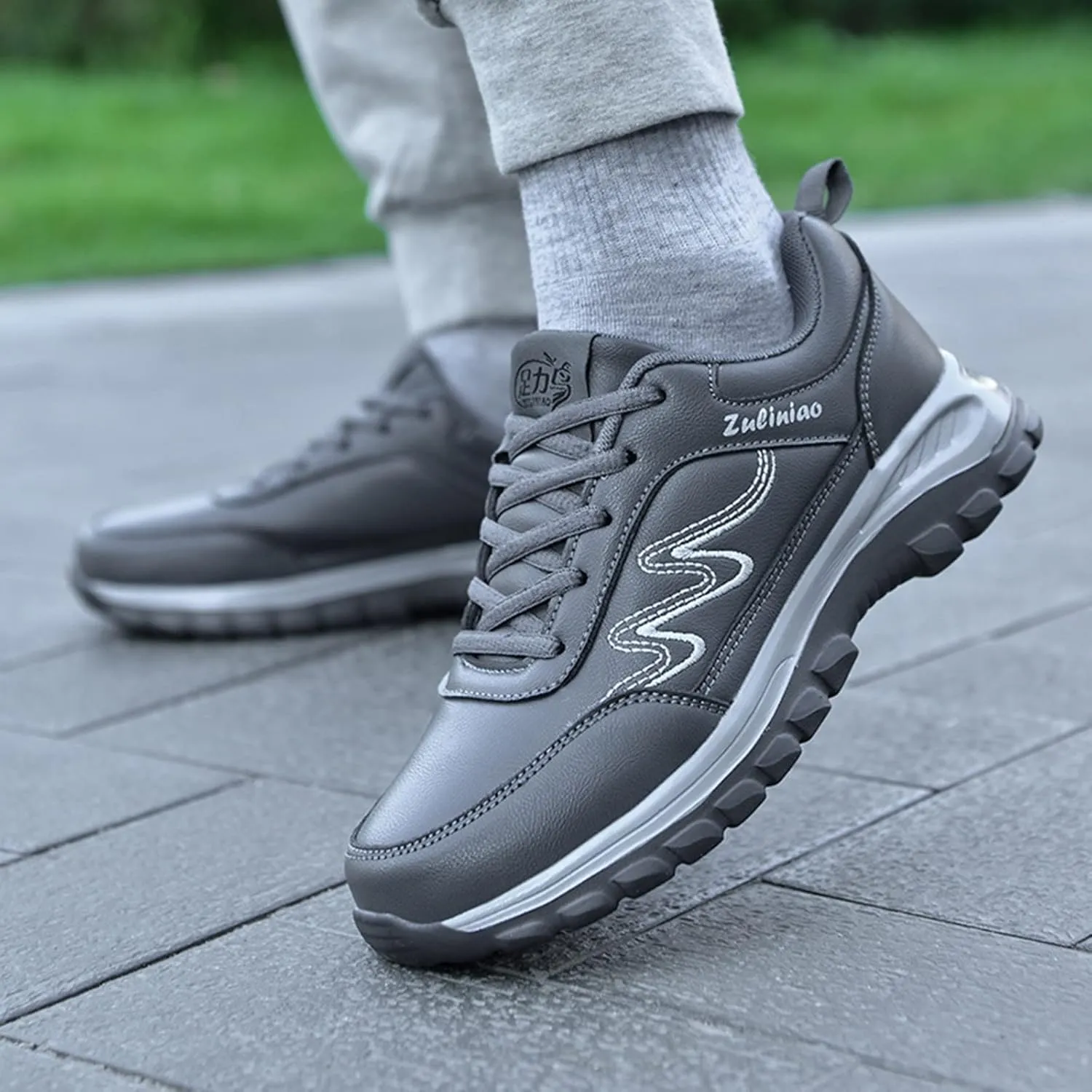 Men's Comfortable Stretch Workout Shoes Business Mesh Breathable Walking Shoe Men's Sport Breathable Mesh Shoes