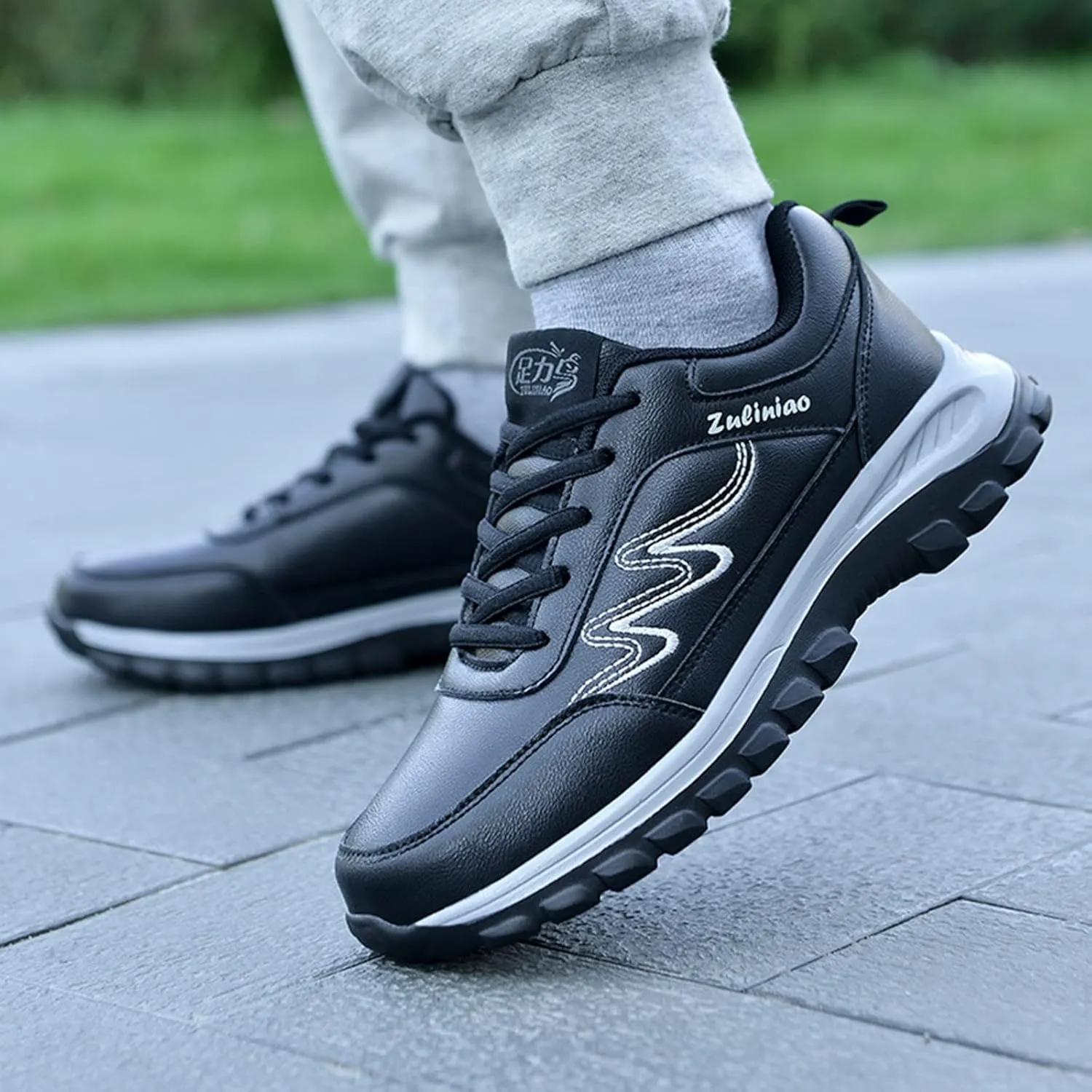 Men's Comfortable Stretch Workout Shoes Business Mesh Breathable Walking Shoe Men's Sport Breathable Mesh Shoes