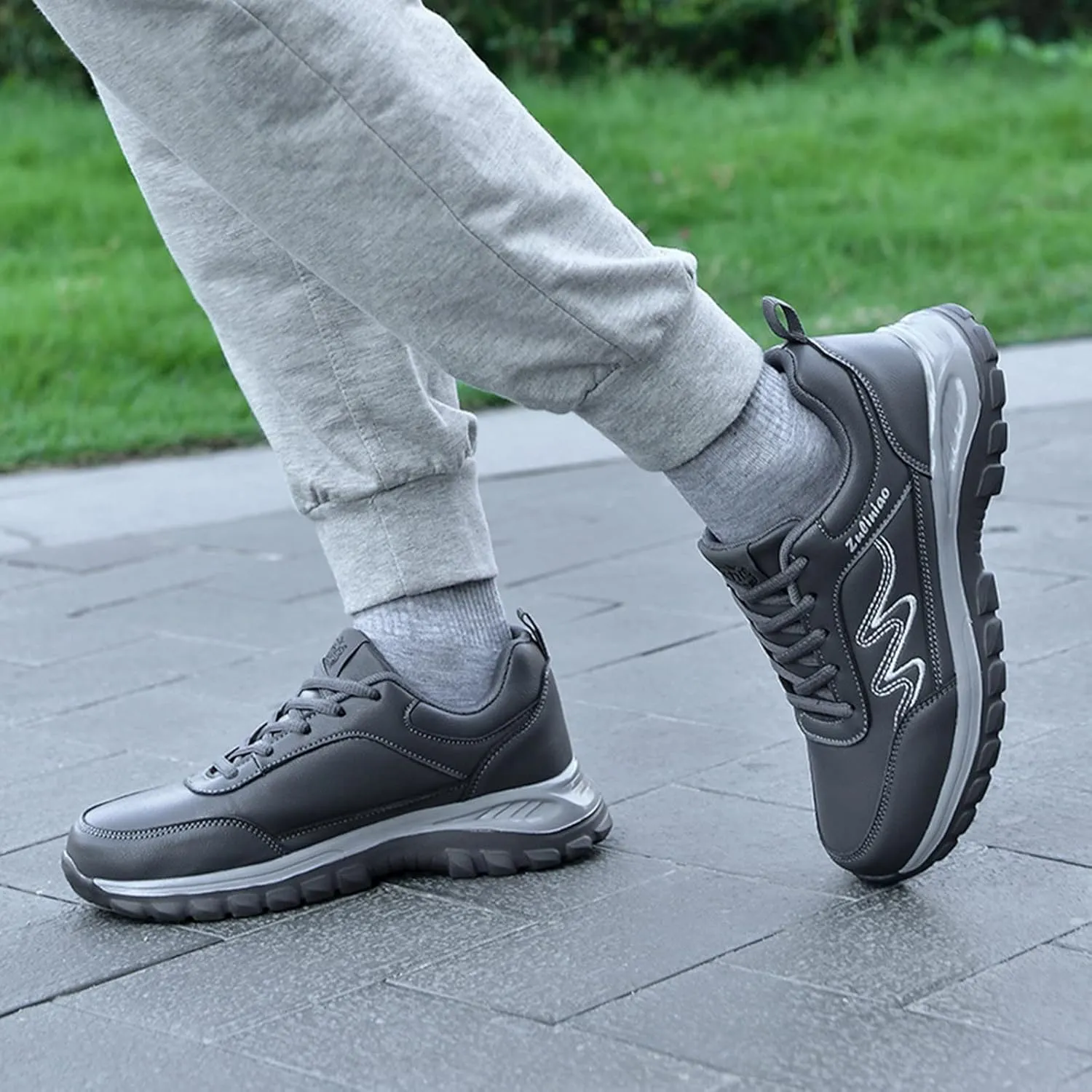 Men's Comfortable Stretch Workout Shoes Business Mesh Breathable Walking Shoe Men's Sport Breathable Mesh Shoes