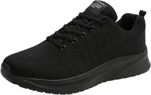 Men's Fashion Sneakers Men Colorblock Mesh Lace Up Casual Shoes Comfortable Breathable Soft Sole