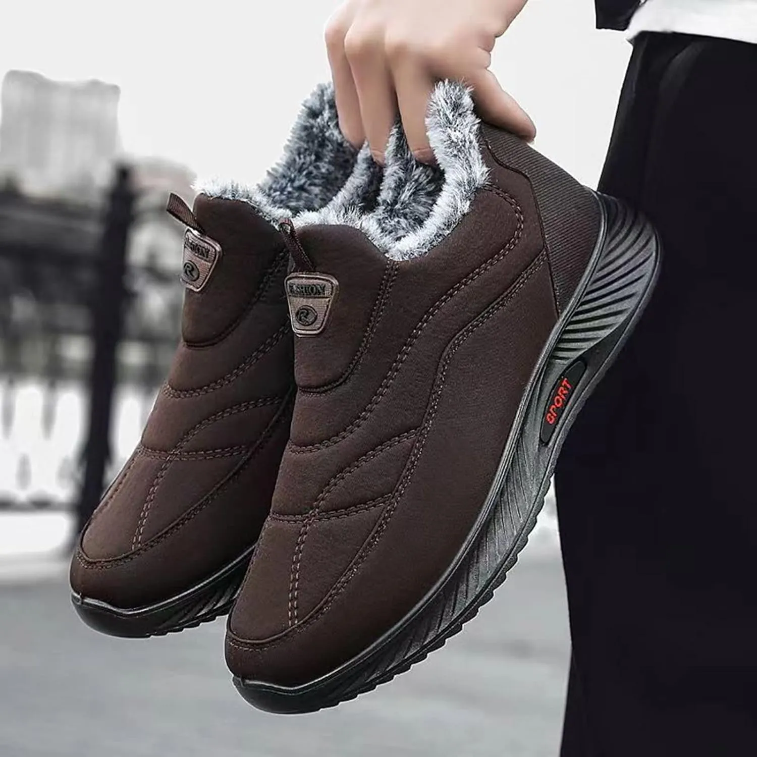 Men's Fashion Sneakers Men's Casual Shoes Men's Sneaker Lightweight Breathable Mesh Slide Shoe Basketball