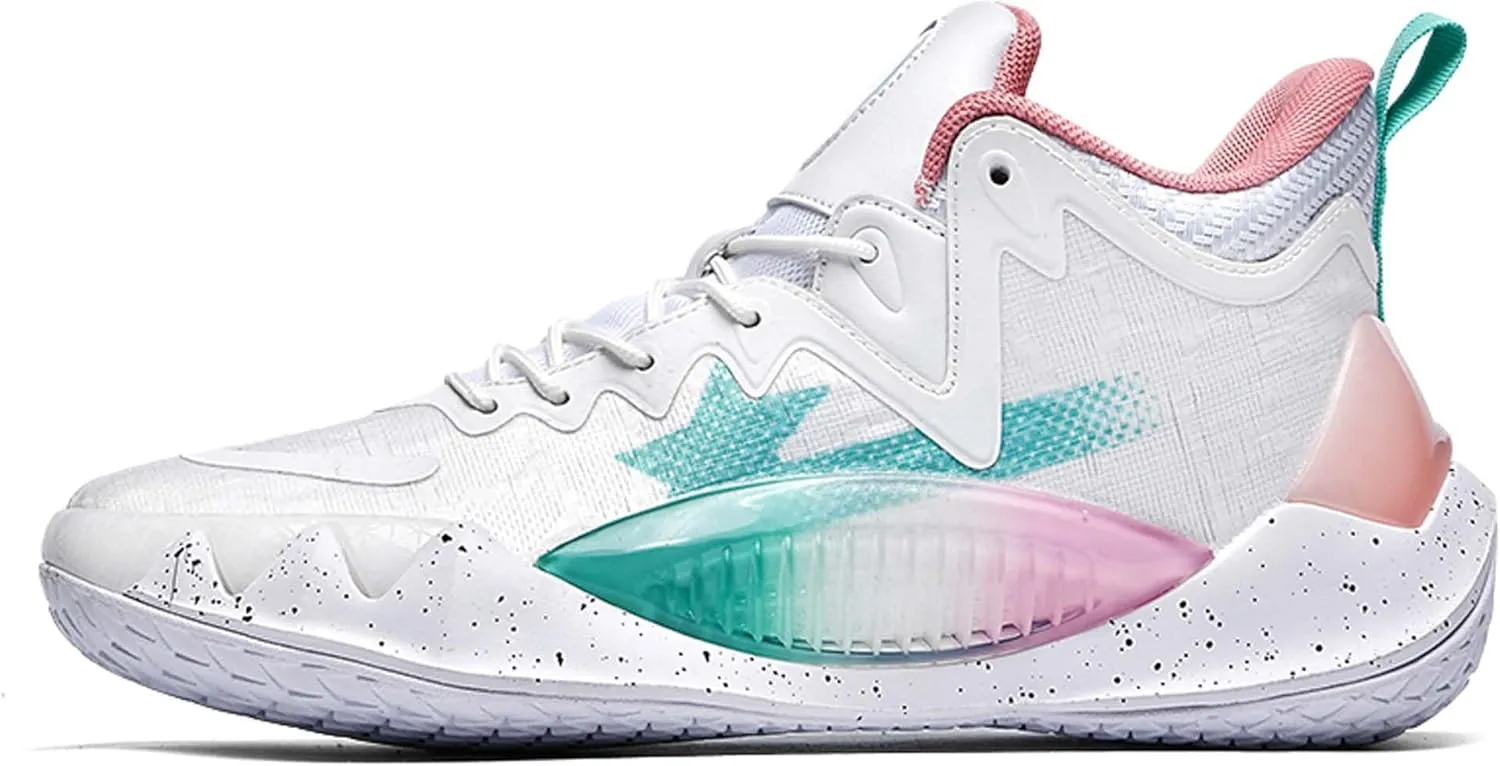 Men's High Top Basketball Shoes Non-Slip Wearable Sneakers Breathable Training Running Shoes