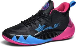 Men's High Top Basketball Shoes Non-Slip Wearable Sneakers Breathable Training Running Shoes