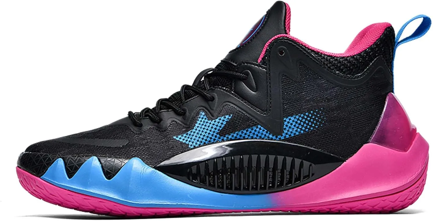 Men's High Top Basketball Shoes Non-Slip Wearable Sneakers Breathable Training Running Shoes